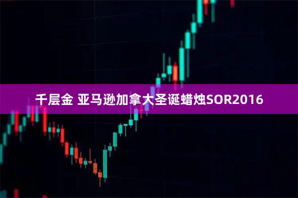 千层金 亚马逊加拿大圣诞蜡烛SOR2016