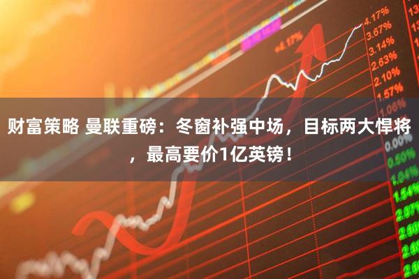 财富策略 曼联重磅：冬窗补强中场，目标两大悍将，最高要价1亿英镑！