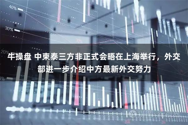 牛操盘 中柬泰三方非正式会晤在上海举行,外交部进一步介绍中方最新外交努力